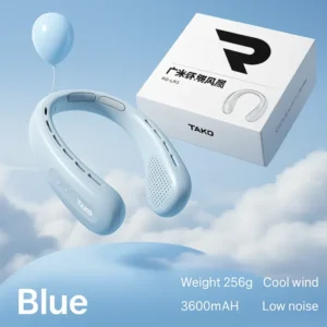 Rtako N03 Ice Ring Neck Hanging Fan – Blue (test)