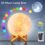 Rechargeable 3D Moon Lamp With Remote -18 CM