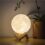 Rechargeable 3D Moon Lamp With Remote -18 CM