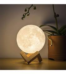 Rechargeable 3D Moon Lamp With Remote -18 CM
